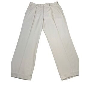 Nike Golf Mens 36x30 ‎ Bone Beige Flat Front Chino Pants Dri-Fit